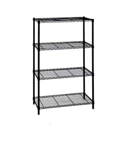 HDX 4 tier black utility shelf