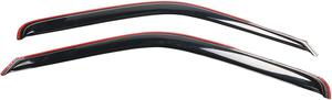 New | *Window Visors Compatible with 1994-2001 Dodge Ram, in Channel Smoke Slim Style Wind Deflector 2Pcs by IKON MOTORSPORTS, 1995 1996 1997 1998 1999 2000