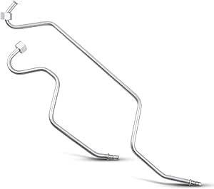 New | *15254059 Rack Pinion Transfer Lines Compatible with Chevrolet Silverado/Tahoe/Suburba/Avalanche 08-14, GMC Sierra/Yukon 08-14, Cadillac Escalade ESV 08-14, 15254058