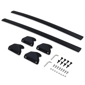 New | *AJP Distributors JDM OE Factory Style Aluminum Roof Rack Rail Cross Bars Top Cargo Baggage Luggage Carrier Set + Hardware Compatible/Replacement For MDX YD3 SUV 2014 2015 2016 2017 2018 14 15 16 17 18