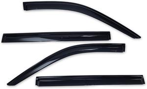 *Trail FX Rainguard/Window Vent 4716H, Outside Channel, Tape-On, Smoke, Acrylic, Fits 2021-2024 Chevrolet Suburban/ 2021-2024 GMC Yukon XL | (Model may vary) | Missing Parts
