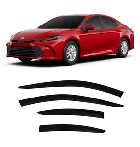 New | *2025 2026 Tape-On Side Window Visor Deflectors for Toyota Camry LE SE XLE XSE Smoke Tinted Rain Guards