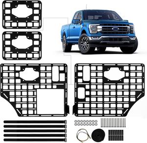 $161.99 | New | *Side Molle Panel Compatible with 2015-2025 Ford F150 5.5FT Short Bed Side Storage Cargo Rack Truck Bed Organizer Fits for F150 Accessories, 4PCS