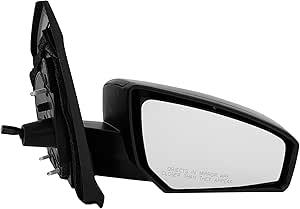 New, *JC Whitney Passenger Side Manual Adjust Mirror for Nissan Sentra 2007-2012 Paintable Fits 2.0 Base Model Only JNS52R