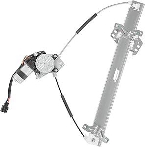 New, *741-306 Front Left Driver Side Power Window Regulator with Motor (6 pins), Compatible with Honda Accord 2003 2004 2005 2006 2007 (Sedan 4-Door Only), Replace OE 72250SDAA02