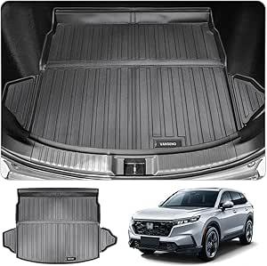 New, *Vanseno Cargo Mat Compatible with 2023 2024 2025 Honda CRV Trunk Mat Cargo Liner All Weather Protector TPE Rubber Mat for Honda 2023 2024 2025 Accessories&#65288;Non-Hybrid&#65289;