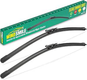 New, *24&#34; 21&#34; Windshield Wiper Blades Replacement for Pontiac G6 2005 2006 2007 2008 2009 2010 / Buick Lucerne 2008 2009 2010 2011 Original Factory Quality Front Wipers Blade Set for My Car - (Pack of 2)