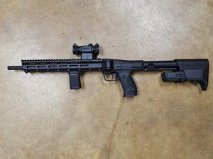 Smith & Wesson M&P FPC 9mm rifle SN# VA73550 with Sparc scope, 3 magazines and soft case - Sold at AuctionAZ for $510