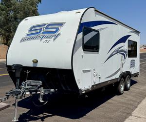 2014 Pacific Coachworks Sandsport Toy Hauler Travel Trailer VIN# 5UYCS2225ER016385