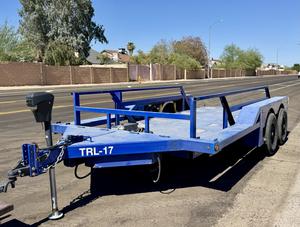 2024 STL Industrial 14ft Ground Load Trailer with Winch VIN# 4B9BZ1728RM336003