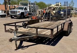 2018 Tandem Axle Utility Trailer with Ramp Gate VIN# TBB3919