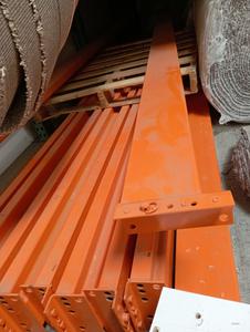 (11) Tear-Drop Pallet Rack 12&#39; Cross Beams 