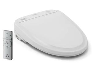 TOTO S350e Washlet Electric Heated Bidet Toilet Seat for Round Toilet in Cotton White (Retail $1227.10)