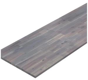 Interbuild Acacia Butcher Block Standard Countertop with Square Edge - Dusk Grey, 6 ft. L x 25.5 in. D (Retail $189.00)
