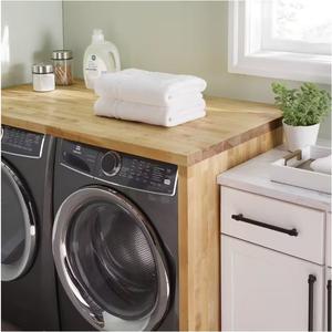Hampton Bay Birch Butcher Block Countertop, 4 ft. L x 25 in. D (Retail $139.00) 