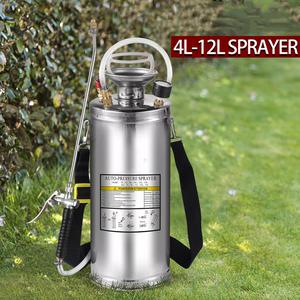 12L Hand Powered Stainless Steel Watering Auto Pressure Sprayer
