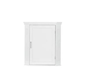 RiverRidge Home Somerset Corner Wall Cabinet - White, 20.5 in. W (Retail $89.00)