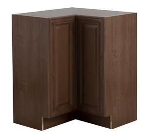 Hampton Bay Benton Assembled Lazy Susan Corner Base Cabinet - Butterscotch, 34.5 in. x 27.6 in. x 27.6 in.