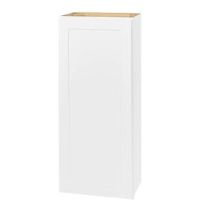 Hampton Bay Avondale Ready to Assemble Plywood Shaker Wall Kitchen Cabinet - Alpine White, 18 in. W x 12 in. D x 42 in. H (Retail $195.00)