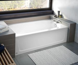 Bootzcast Premium Insulated Porcelain Enameled Comfort Bathtub, 60&#34;Lx30&#34;Wx14.25&#34;H