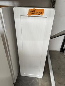 Cambridge Wall Cabinet - White, 15x42