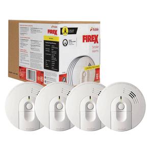 Firex Smoke Detector Hardwired with nine-V Battery Backup & Front-Load  Battery Door Smoke Alarm 4-Pack Auction