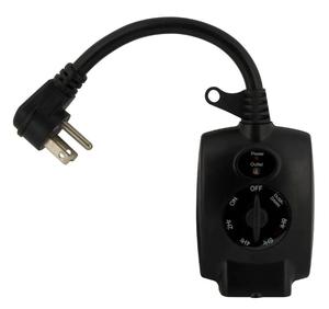 (2) Defiant 15 Amp 24-Hour Outdoor Plug-In Mechanical Dusk to Dawn Countdown Timer with Grounded Outlet (Retail $11.98/ea)