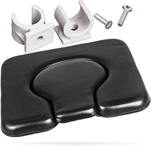 MINIVON PU Commode Seat Cushion, Padded Cushion for Bedside Commode Chair, C Shape Soft Pad Cover Commodes, Shower Wheelchair, Commode Cushion for Elderly, Open Box,