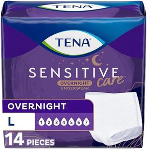Tena Intimates Incontinence Overnight Underwear for Women, Size Large, 14 ct, New,