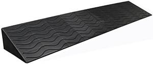 Non-Slip Wheelchair Ramp,Portable Threshold Ramp for Indoor or Outdoor,Bathroom,Doorways,Supermarkets Entrance,Garage Entrance&#65292;PP Plastic Material (Color : Black, Size : 39x7.8x3.5in), New, Retail price $92