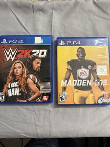 (2) Assorted Playstation 4 Games