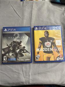 (2) Assorted Playstaion 4 Games
