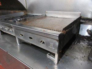 Jade Range Commercial 24&#34; Grooved Griddle (Missing Knobs)