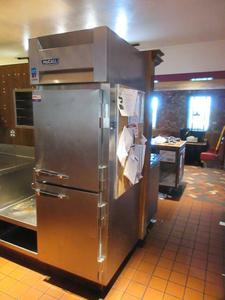 McCall 1-102001 Commercial Stainless Steel 2-Door Refrigerator 