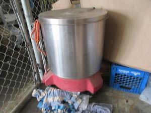 Manhart Commercial Stainless Steel Salad Spinner - Model SD-PS (Dock)