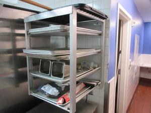 Wall Mounted Sheet Pan Rack Includes Contents 