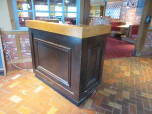 Front Host Podium - 54&#34; x 28.5&#34; x 48&#34;