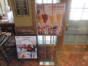 Metal Sign Sandwich Board and Chrome Sign Display 