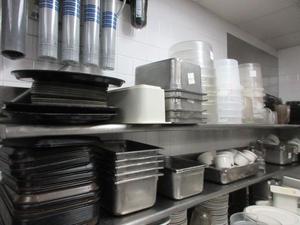 Group of Assorted Server Trays, Plastic Food Storage Containers, Ramekins and More 