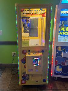 Candy Crane Claw Prize Arcade Game on Casters 