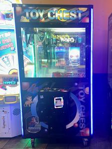 Toy Chest Arcade Claw Machine Prize Game on Casters