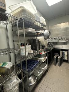 Commercial Metal Storage Rack on Casters (Contents NOT Included)