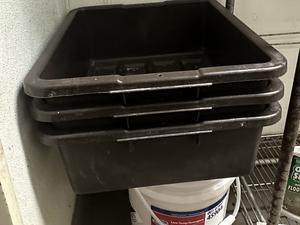 (3) Commercial Bus Tubs