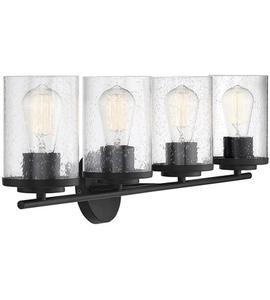 Marshall 4 Light 31 inch Black Bathroom Vanity Light Wall Light, Essentials, Pic For refrence only, (Retail Price $276), (New)