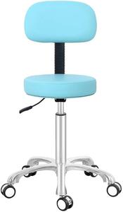 Doctor Drafting Stool Rolling Chair,Stool Chair for Dentist Dental Hairdresser with Wheels (Light Green) (Retail Price $280), (New)