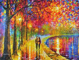 Leonid Afremov Spirits by The Lake (30 x 40) - Gallery Proof (Retail Price $170) (New)