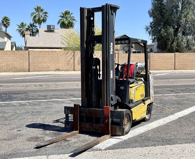 Yale propane forklift sold through The Auction Yard results page