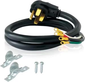 Everbilt 4 ft. 6/8 4-Wire Electric Range Plug