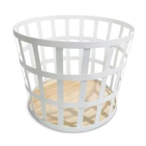 Origin 21 (16.5-in W x 12.5-in H x 16.5-in D) White Iron Basket