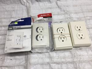 (4) Assorted Wall Oulet Kit